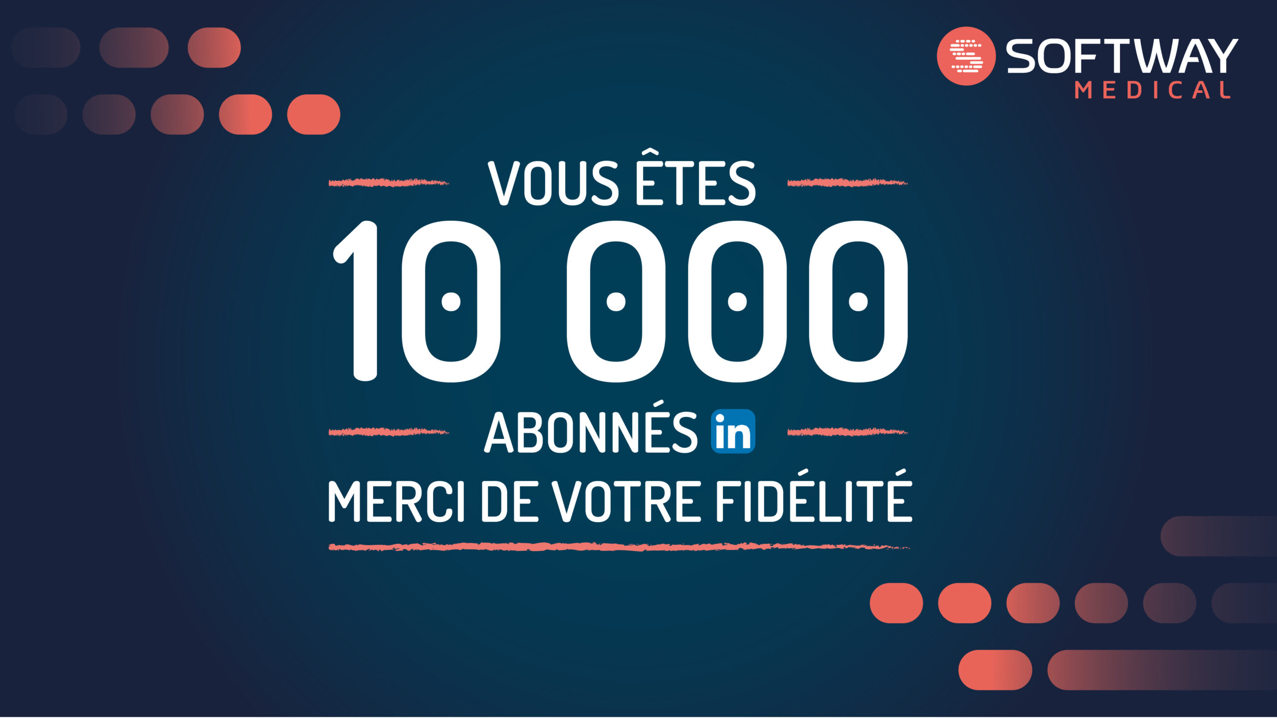 Wahou, Vous êtes 10000 à Nous Suivre Sur LinkedIn : Merci